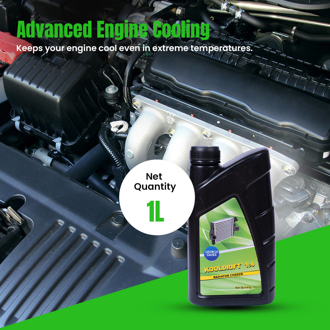 George Oakes Kooldrift+ 1:4 Coolant 1 Litre - GOKDP141GN