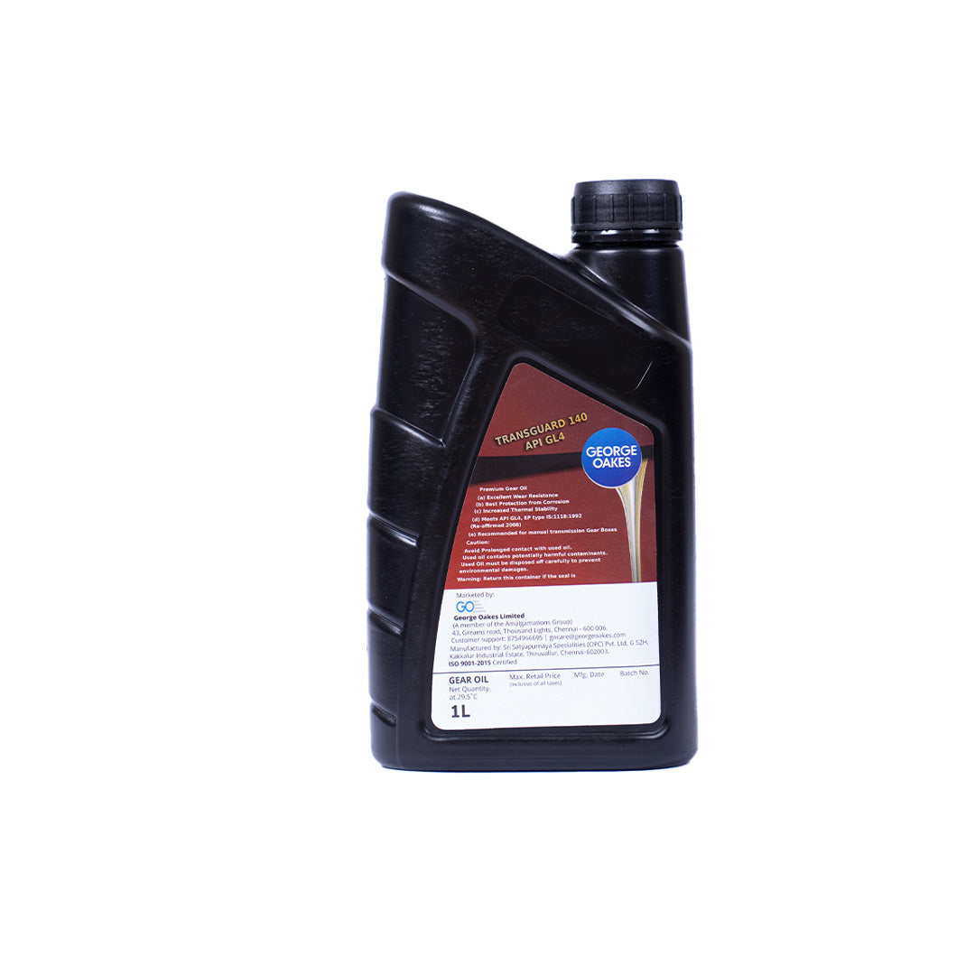 George Oakes Transguard API GL 4 SAE 140 Gear Oil (Gold) 1 Litre - GO140GL41GD