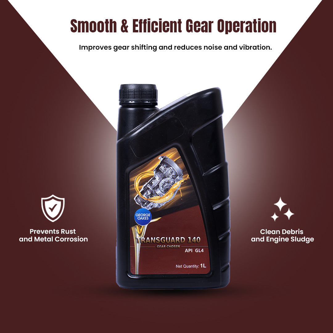 George Oakes Transguard API GL 4 SAE 140 Gear Oil (Gold) 1 Litre - GO140GL41GD