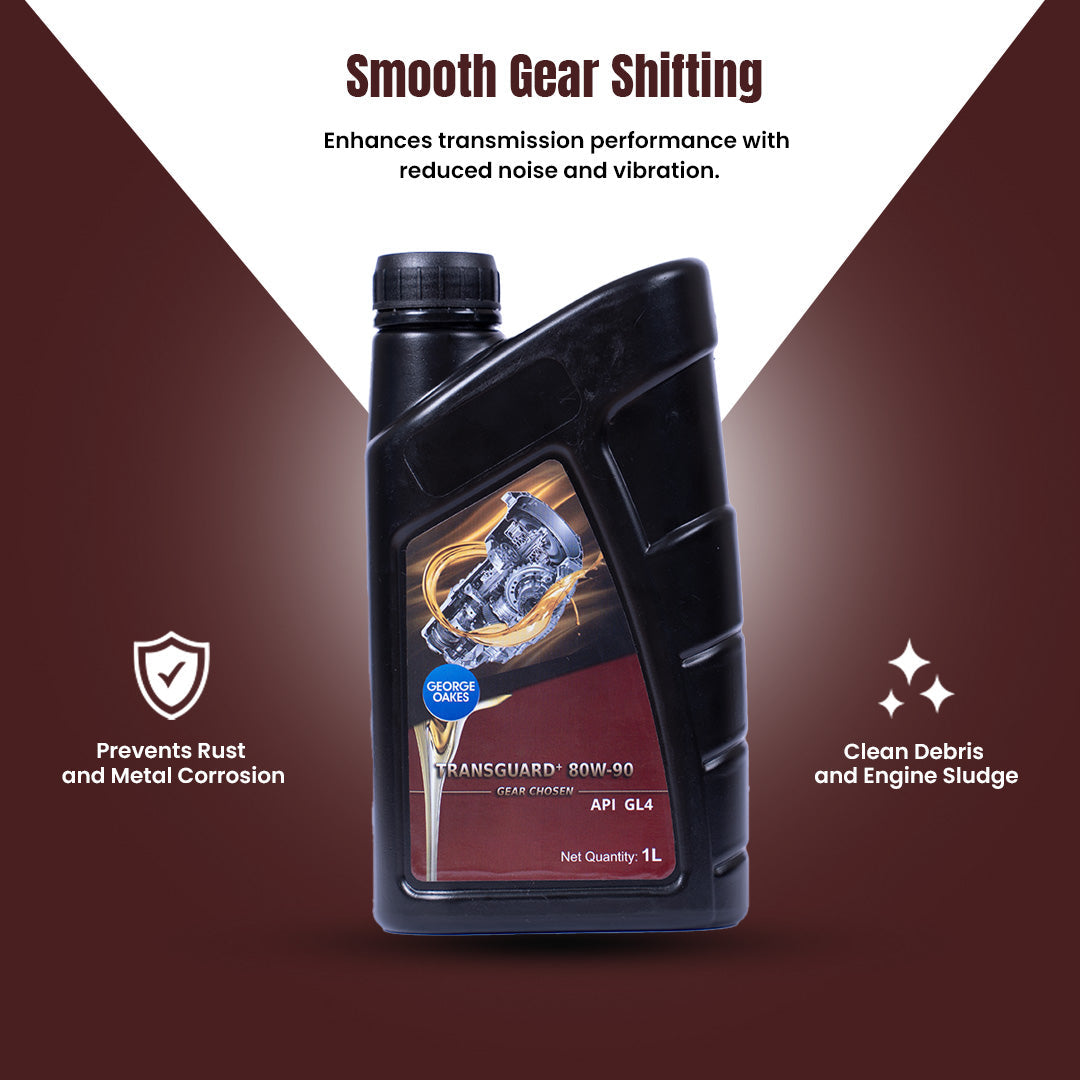 George Oakes Transguard+ API GL4 SAE 80W-90 Gear Oil (Gold) 1 Litre - GO8090GL41GD