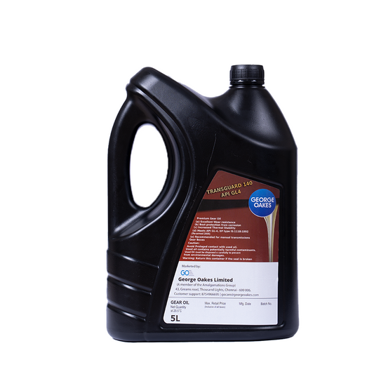 George Oakes Transguard API GL4 SAE 140 Gear Oil (Gold) 5 Litre - GO140GL45GD