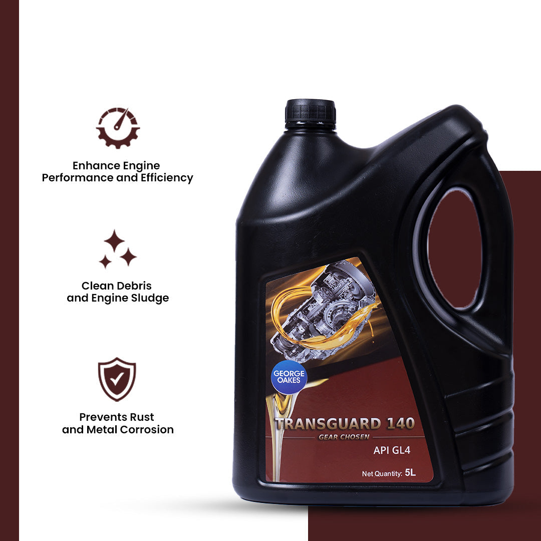 George Oakes Transguard API GL4 SAE 140 Gear Oil (Gold) 5 Litre - GO140GL45GD