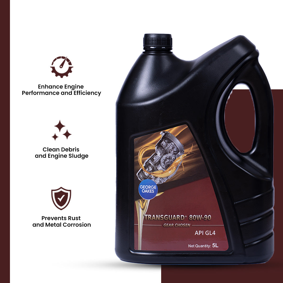 George Oakes Transguard+ API GL4 SAE 80W-90 Gear Oil (Gold) 5 Litre - GO8090GL45GD