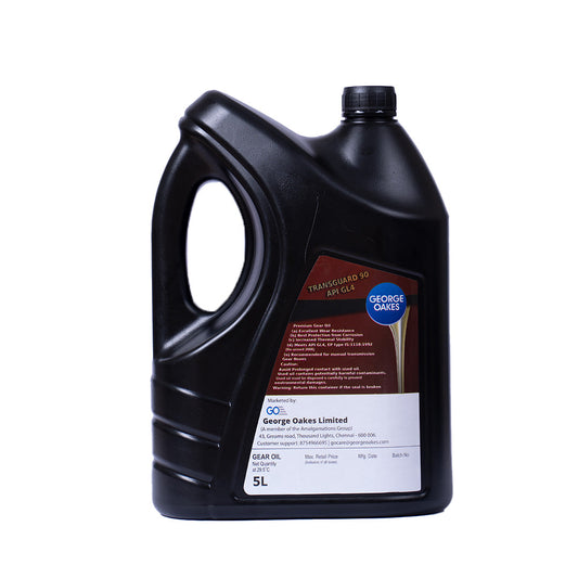 George Oakes Transguard API GL 4 SAE 90 Gear Oil (Gold) 5 Litre - GO90GL45GD