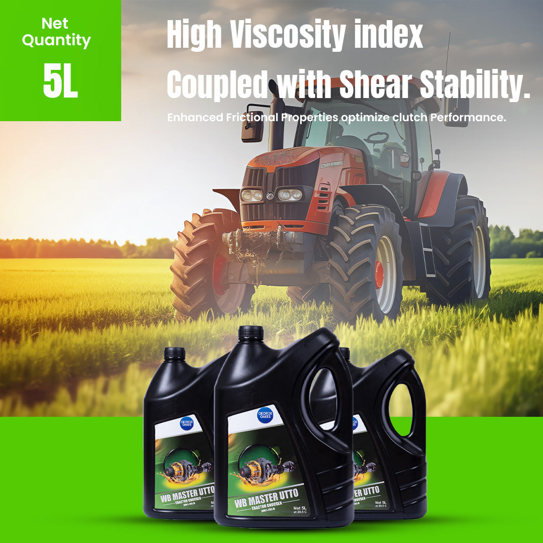 George Oakes WB Master JDM J-20C/D UTTO Universal Tractor Transmission Oil (Gold) 5 Litre - GOWBO5GD
