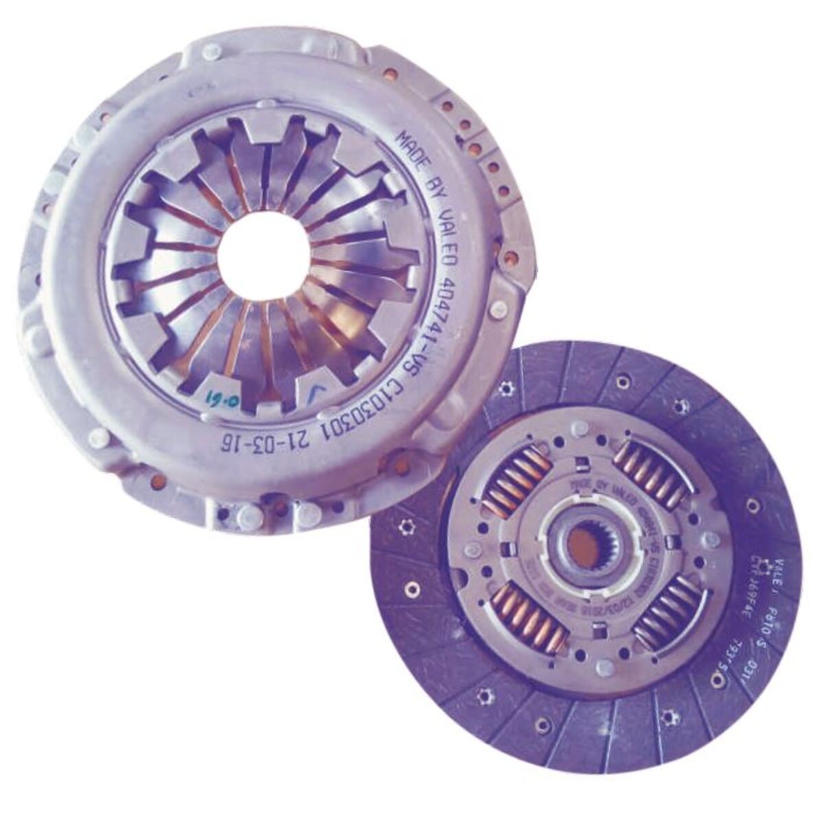 VALEO CLUTCH SET 2P PV FIAT FIRE,Punto/Linea 1.2/1.4L FIRE (P)(VALE-404522)