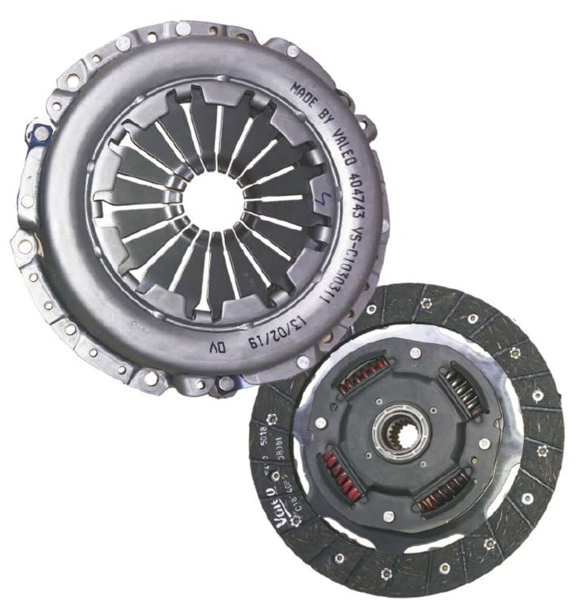 VALEO CLUTCH SET 2P PV FORD FIGO,Figo /Fiesta/Fusion/Ikon 1.4L (D)(VALE-404525)