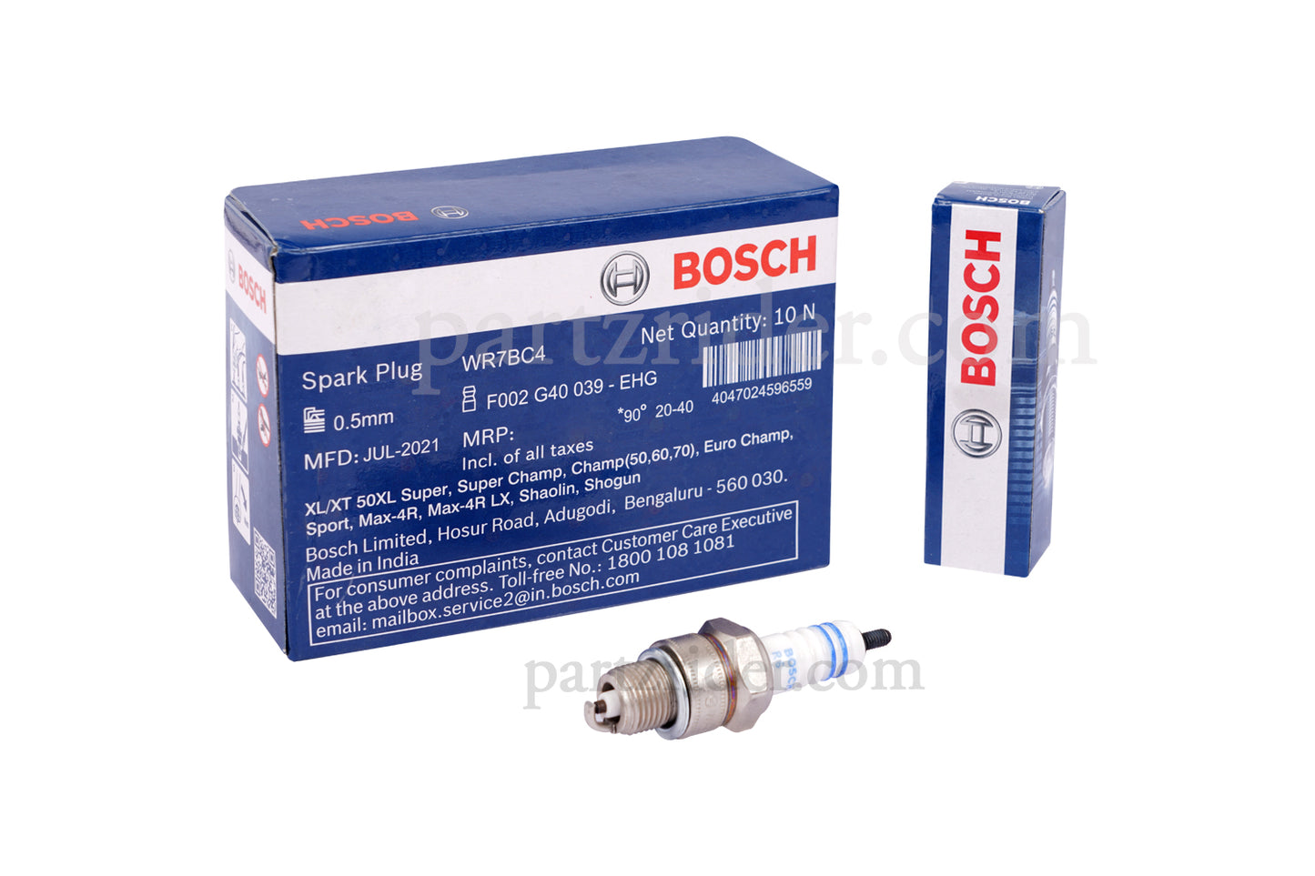BOSCH WR7BC4 Super Plus Spark Plug for Suzuki and TVS - MICO-F002G40039EHG