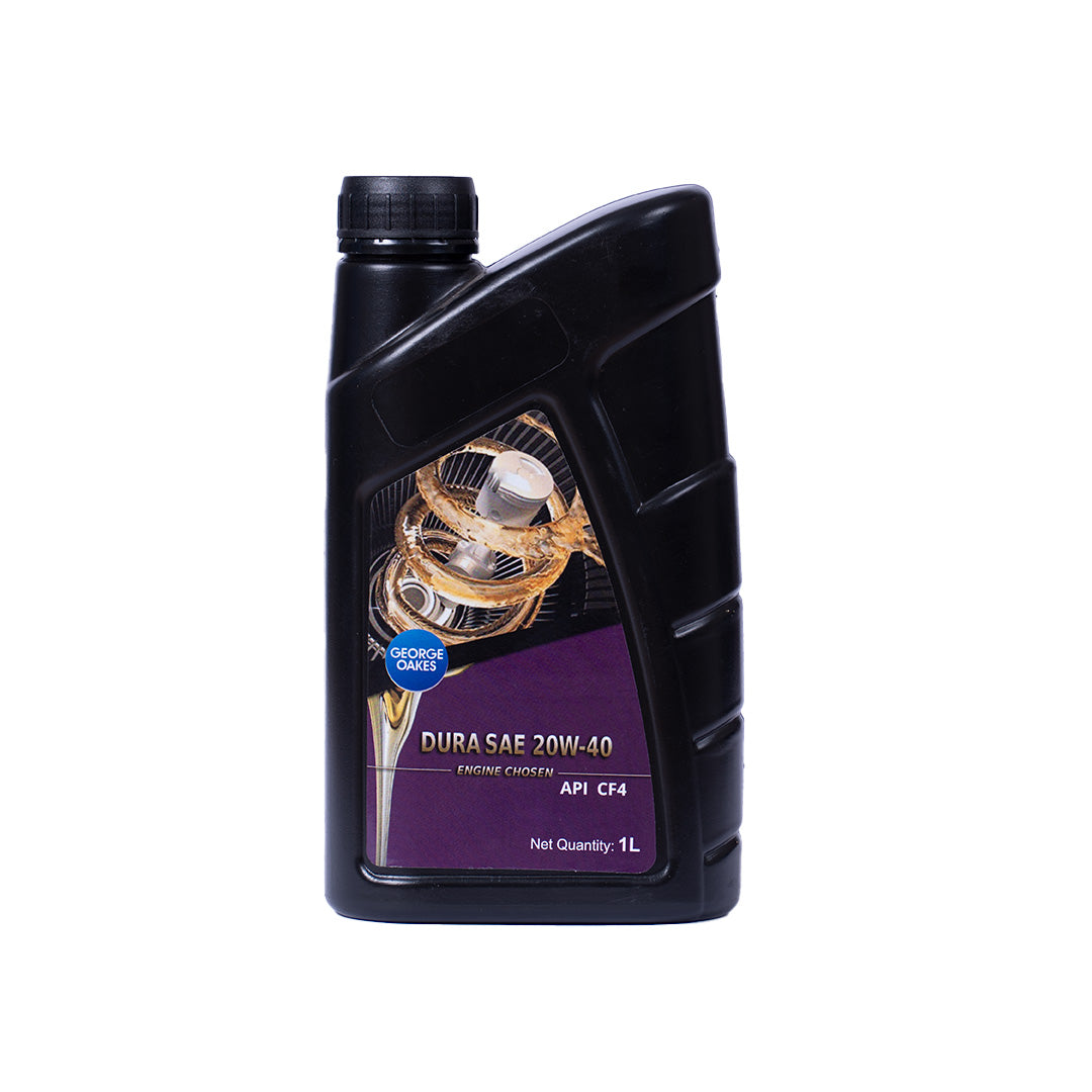 George Oakes Dura API CF4 SAE 20W-40 Heavy Duty Engine Oil (Red) 1 Litre - GO2040CF41RD