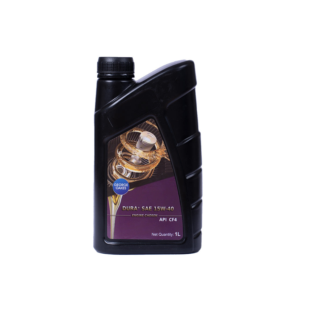George Oakes Dura+ API CF 4 SAE 15W-40 Heavy Duty Engine Oil (Gold) 1 Litre - GO1540CF41GD