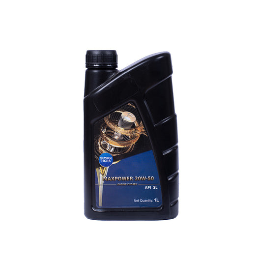 George Oakes (PCMO) Maxpower API SL SAE 20W-50 Engine Oil (Gold) 1 Litre - GO2050SL1GD