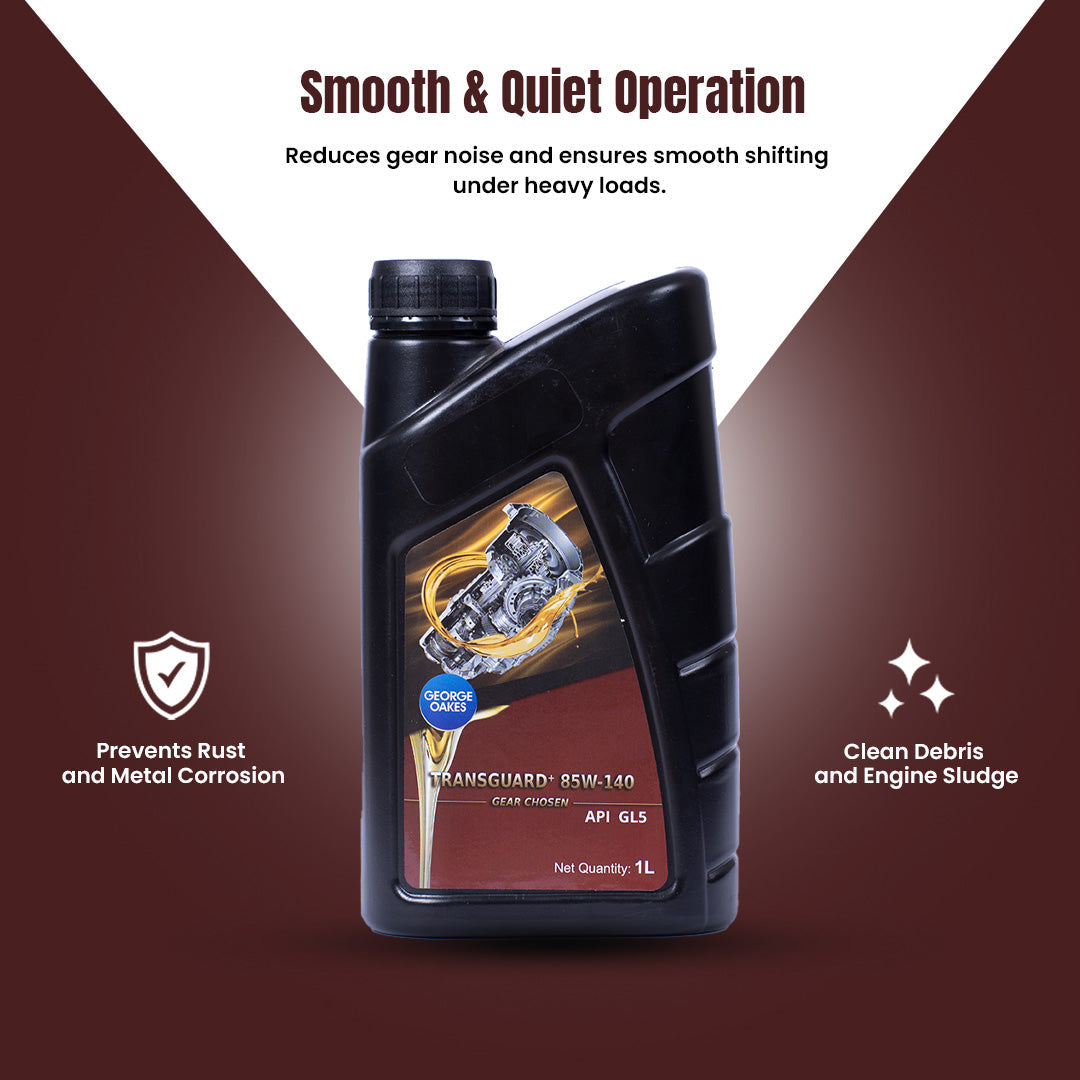George Oakes Transguard+ API GL5 SAE 85W-140 Gear Oil (Gold) 1 Litre - GO85140GL51GD