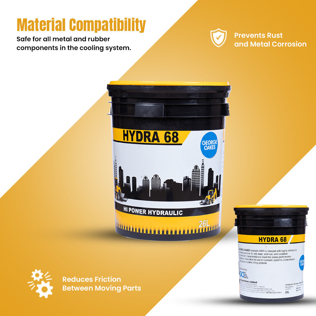 George Oakes AW 68 Hydraulic Oil (Gold) 26 Litre - GO68AW26GD-AI