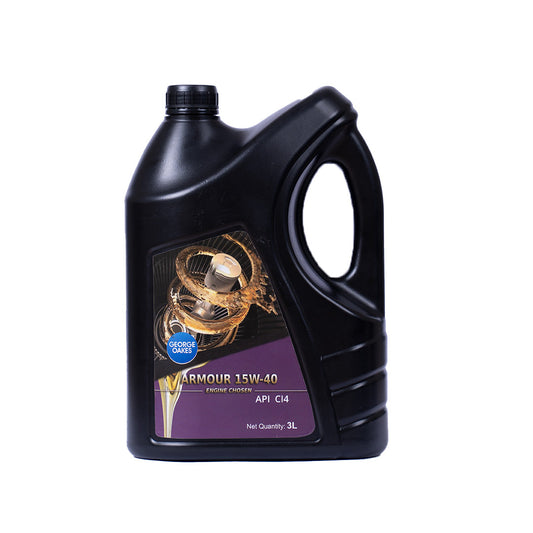 George Oakes Armour API CI4 SAE 15W-40 Heavy Duty Engine Oil (Gold) 3 Litre - GO1540CI4P3GD