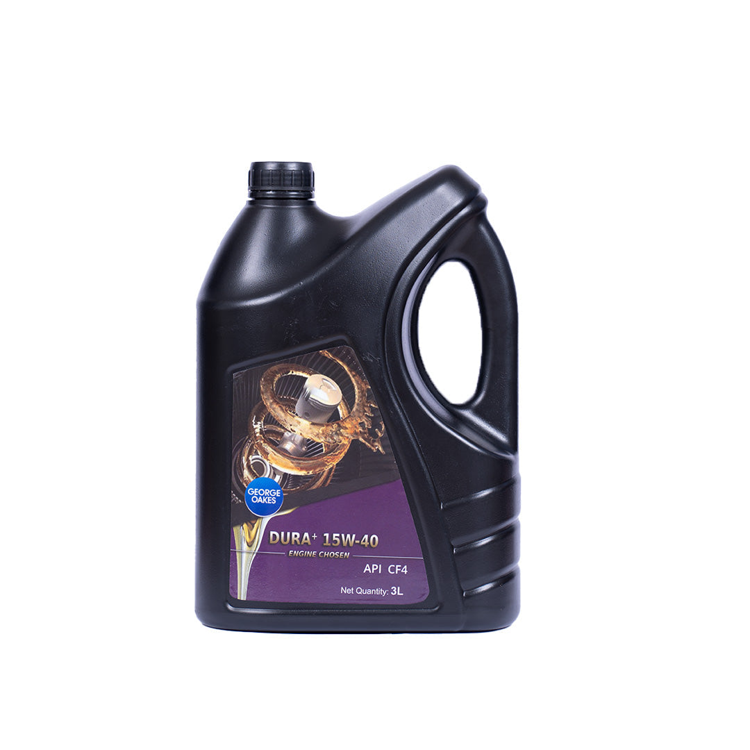 George Oakes Dura+ API CF 4 SAE 15W-40 Heavy Duty Engine Oil (Gold) 3 Litre - GO1540CF43GD