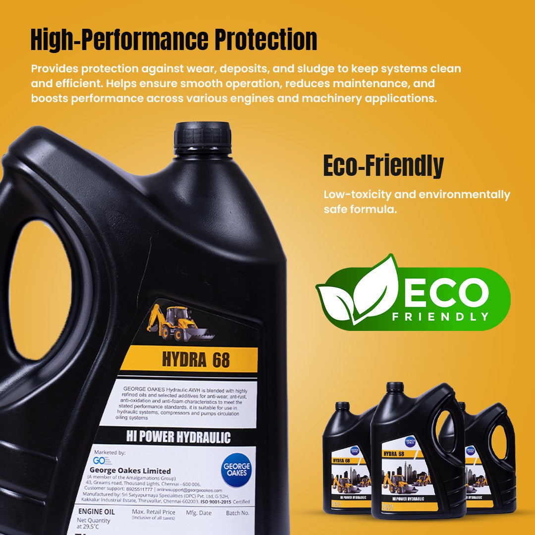 George Oakes AW 68 Hydraulic Oil (Gold) 5 Litre - GO68AW5GD-AI