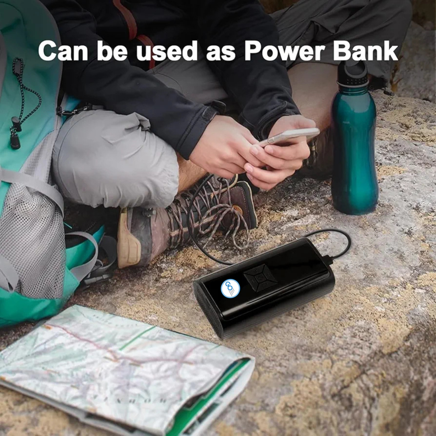 GO Regency Cordless Tyre Inflator 150 PSI | Rechargeable Air Pump with 4500mAh Battery, 120W Power, Digital Display, Power Bank, Portable Air Compressor