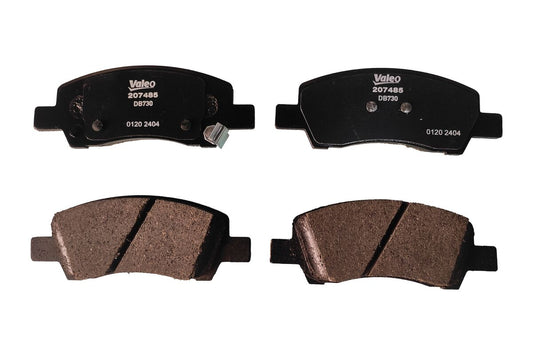 VALEO Brake Pad Hyundai Santro Type 3,Santro 3rd Gen(VALE-207485)