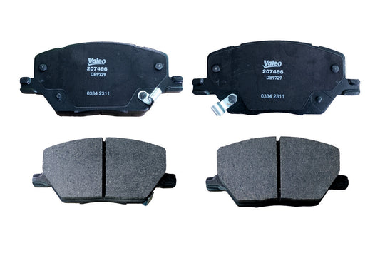 VALEO Brake Pad JEEP COMPASS,Compass(VALE-207486)