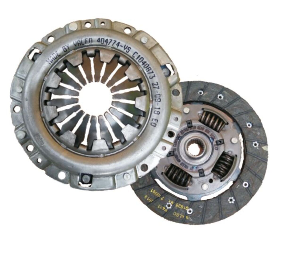 VALEO CLUTCH SET 2P PV HYUNDAI EON,Eon 0.8L (P)/ Santro 1/1.1L (P)(VALE-404620)