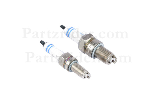 BOSCH Spark Plug  Nickel (FR8DC+) for Fiat Palio 1.2 i.e. 8V (P)/Siena 1.2 i.e. 8V (P)/Uno 1.2 i (P)  Hyundai Santro 1.0L Gen-I (P) - BOPC-0242229659000