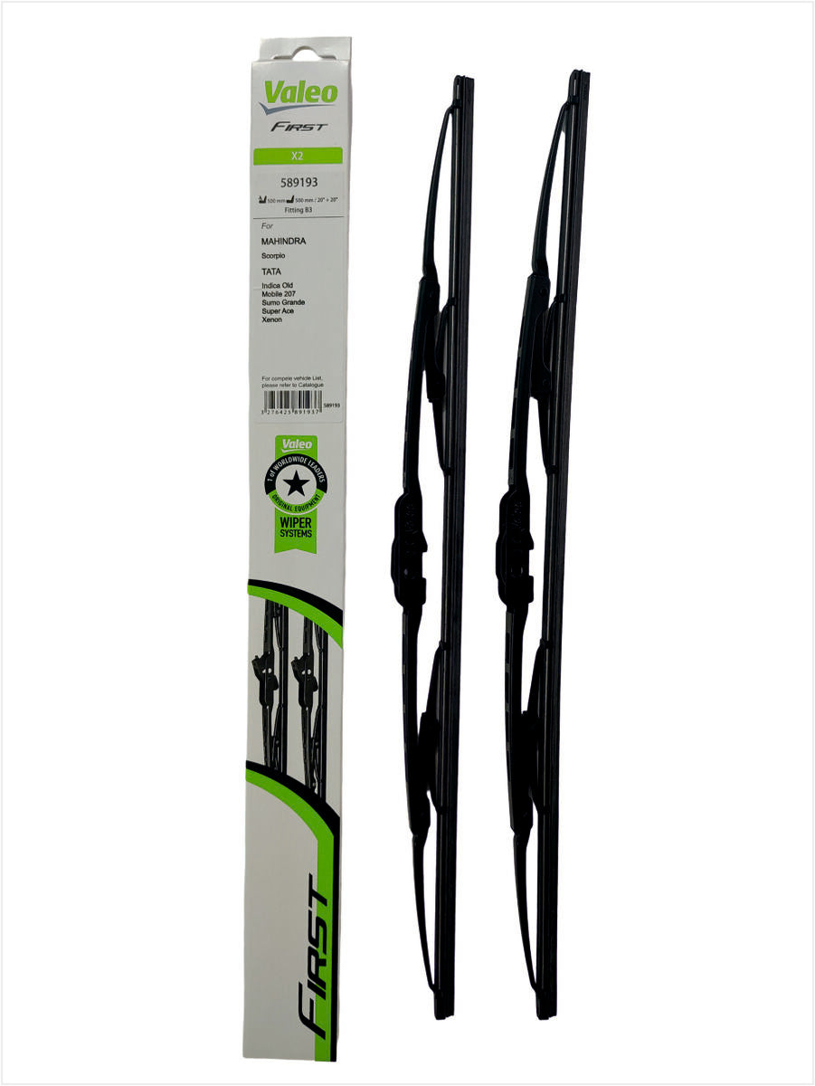 VALEO Wiper Blade Set 20&20,Universal(VALE-589193)