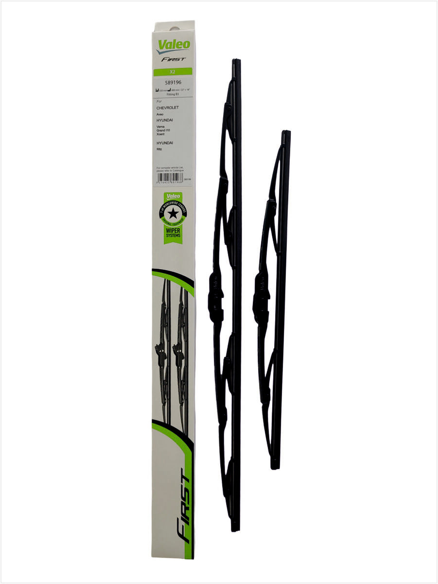 VALEO Wiper Blade Set 22&16,Universal(VALE-589196)